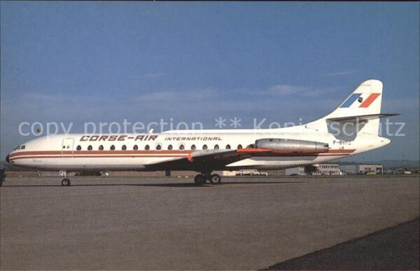 Flugzeuge Zivil Corse Air Aerospatiale Caravelle 6N F-B