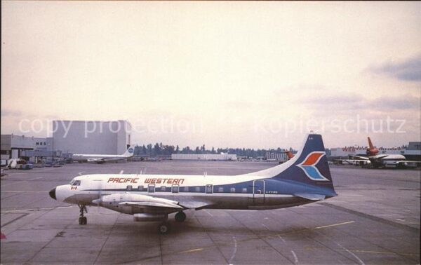 Flugzeuge Zivil Pacific Western Airlines Convair CV-640