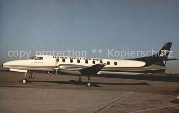 Flugzeuge Zivil Wings West Airlines Swearingen Metro II