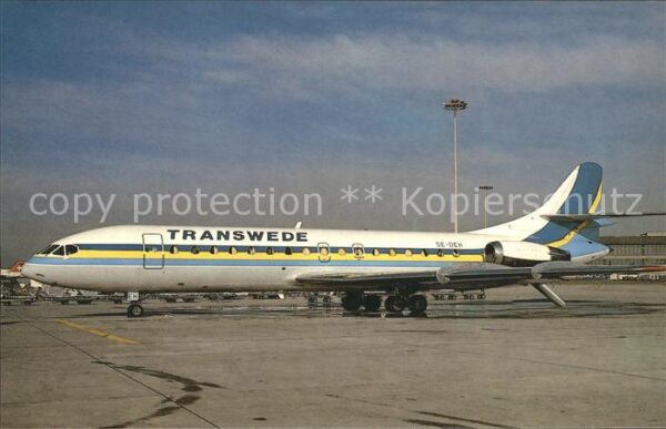 Flugzeuge Zivil Transwede Aerospatiale Caravele 108 SE-