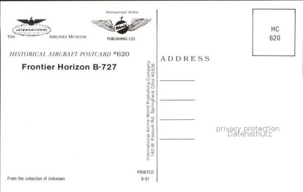 Flugzeuge Zivil Frontier Horizon B-727 – Bild 2