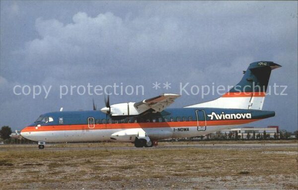 Flugzeuge Zivil Avianova Aerrospatiale Aeritalia ATR42-