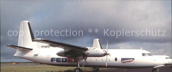 Flugzeuge Zivil Federal Express Feeder Fokker F27-500 N