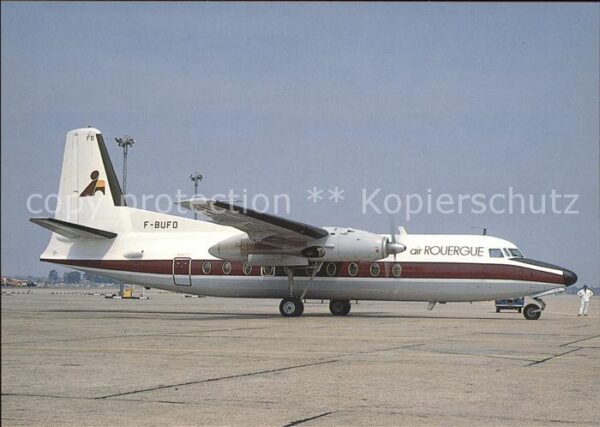 Flugzeuge Zivil Air Rouergue Fokker F27 Mk200 F-BUFO c/