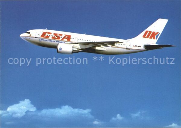 Flugzeuge Zivil CSA A310-300 OK-WAA