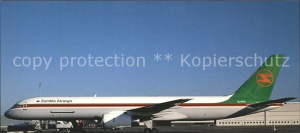 Flugzeuge Zivil Zambia Airways Boeing 757-23APF 9J-AFO