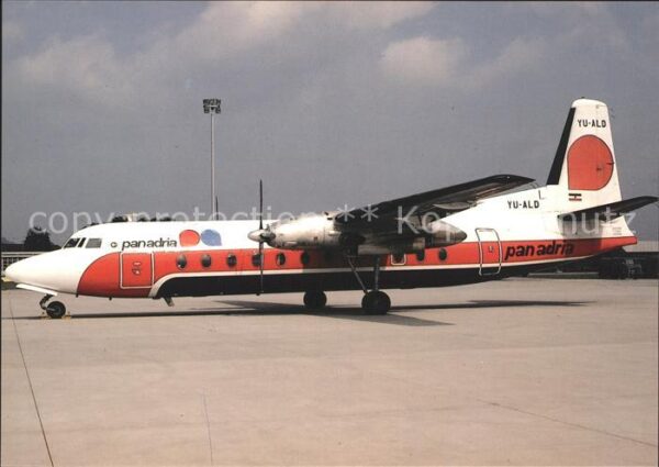 Flugzeuge Zivil Pan Adria Fairchild FH-227B YU-ALD c/n