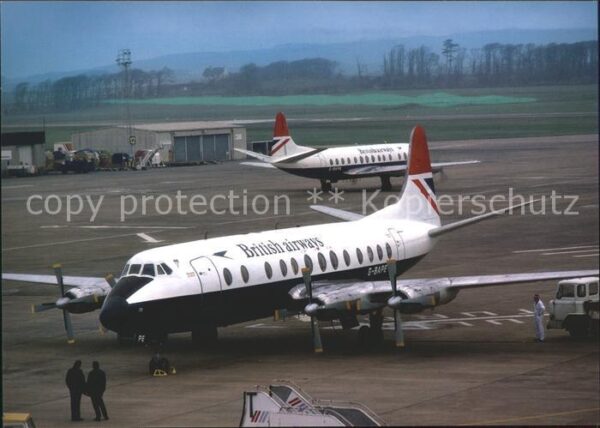 Flugzeuge Zivil British Airways Vickers Viscount VC-814