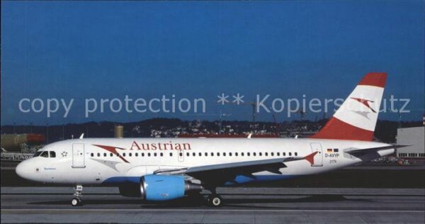 Flugzeuge Zivil Austrian Airlines A319-112 OE-LDB c/n 2