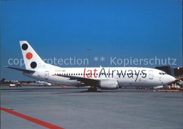 Flugzeuge Zivil JAT Airways B-737-3H9 YU-ANJ c/n 23714