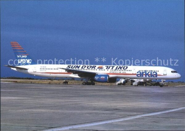 Flugzeuge Zivil Sun d_Or Arkia Boeing B757-300 4X-BAW