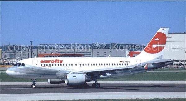 Flugzeuge Zivil Eurofly A319-115X CJ D-AVWZ c/n 2440