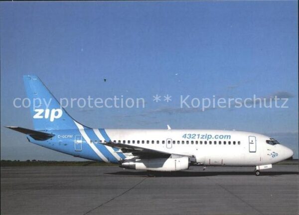 Flugzeuge Zivil ZIP Air  Boeing 737-217 Adv C-GCPM cn 2