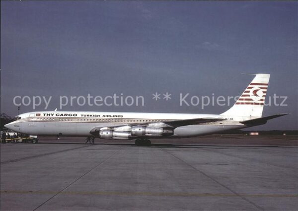 Flugzeuge Zivil Thy Cargo Turkish Airlines B707-321C TC