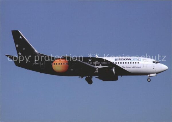 Flugzeuge Zivil Snowjet B-737-33A QC G-ZAPZ c/n 25401