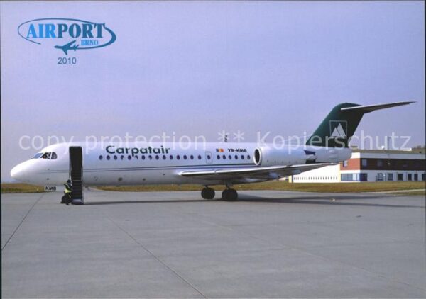 Flugzeuge Zivil Carpatair Fokker 70 YR-KMB