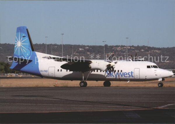 Flugzeuge Zivil Skywest Airlines Fokker 50 VH-FND c/n 2