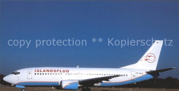 Flugzeuge Zivil Islandsflug B-737-3Q8 TF-ELQ c/n 23535