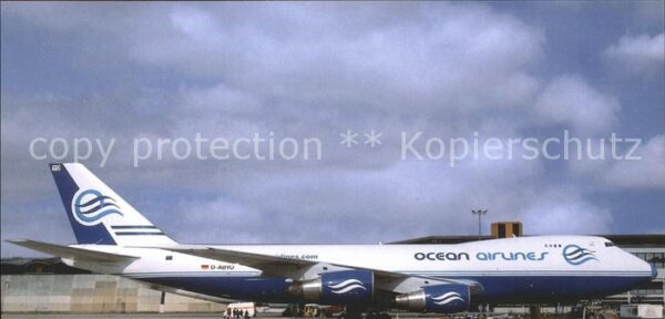 Flugzeuge Zivil Ocean Airlines B747-230F SCD D-ABYO cn