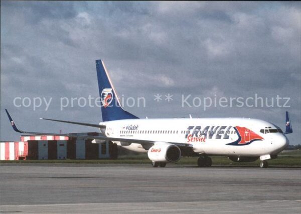 Flugzeuge Zivil Travel Service Cedok Boeing 737-86N OK-