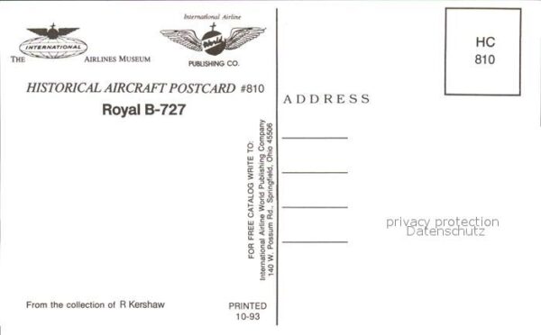 Flugzeuge Zivil Royal B-727 – Bild 2