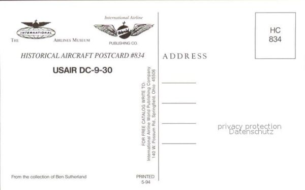 Flugzeuge Zivil USAir DC-9-30 – Bild 2