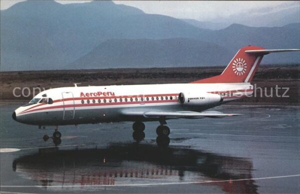 Flugzeuge Zivil AeroPeru Fokker F-28-1000 11065 OBR-101