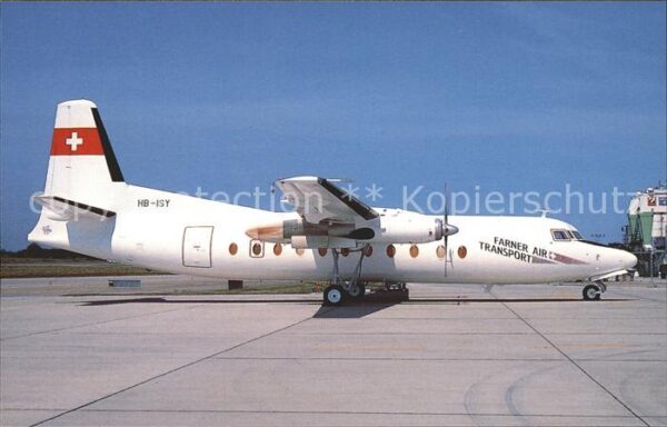 Flugzeuge Zivil Farner Air Transport Fokker F27 Friends