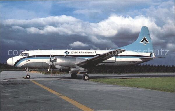 Flugzeuge Zivil Aerocar Colombia Convair 580 F SCD HK-3
