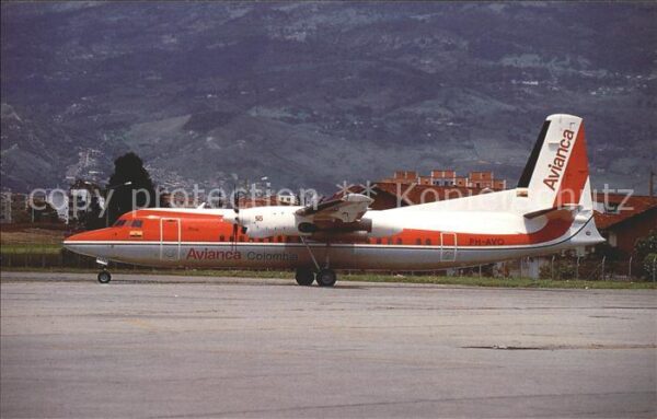 Flugzeuge Zivil Avianca Colombia Fokker 50 F27-050 PH-A