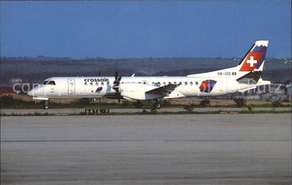 Flugzeuge Zivil Crossair Saab 2000 Concordino HB-IZD cn