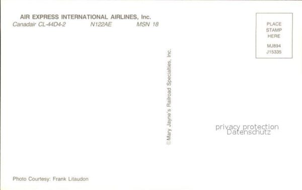 Flugzeuge Zivil Air Express International Airlines Cana – Bild 2