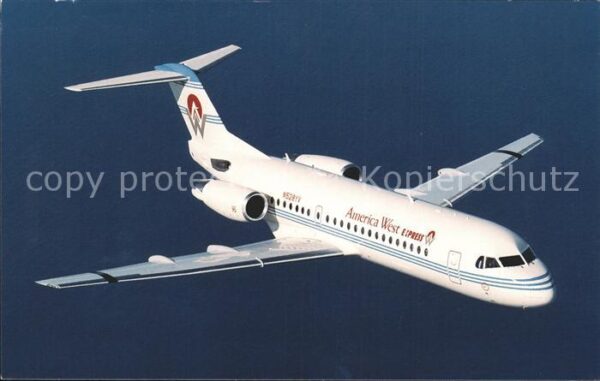 Flugzeuge Zivil America West Express Fokker 70 N528YV
