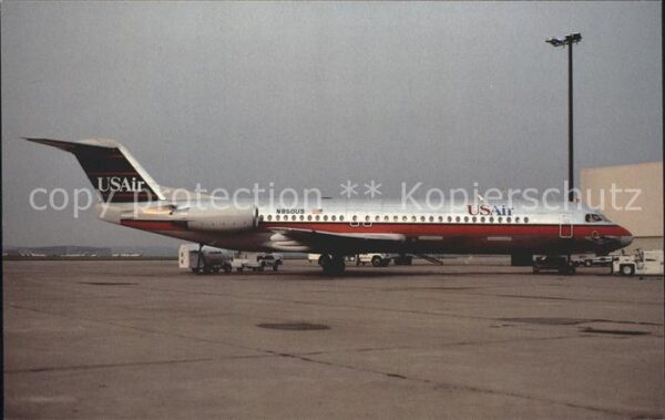 Flugzeuge Zivil USAir Fokker 100 N850US c/n 11276