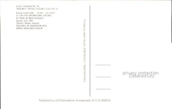 Flugzeuge Zivil Sun d_Or International Airlines Boeing – Bild 2