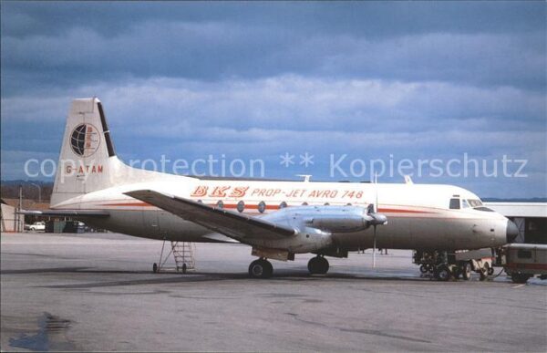 Flugzeuge Zivil BKS Transport Hawker Siddeley 748-214 G