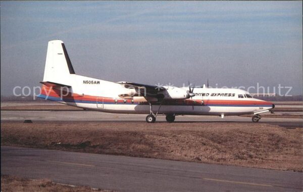 Flugzeuge Zivil United Express Fokker F27-500 N505AW c/