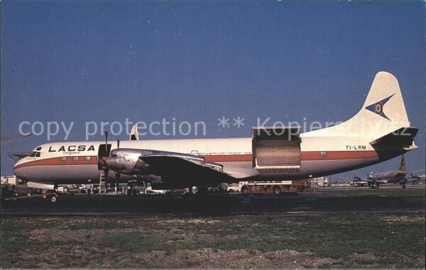 Flugzeuge Zivil Lacsa Lockheed L-188C Electra TI-LRM 20