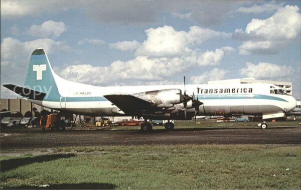 Flugzeuge Zivil Transamerica Airlines Lockheed L-188CF-