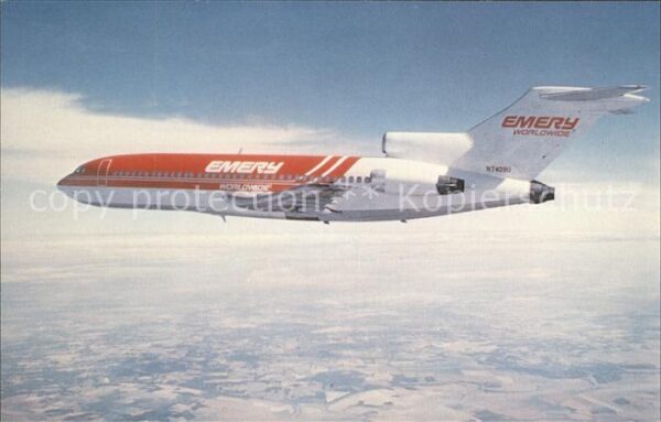 Flugzeuge Zivil Emery Worldwide Boeing 727-22C Jet Frei