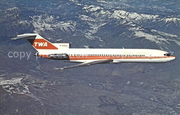 Flugzeuge Zivil TWA Trans World Airlines Boeing 727-231