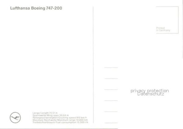Lufthansa ZD Boeing 747-200 – Bild 2