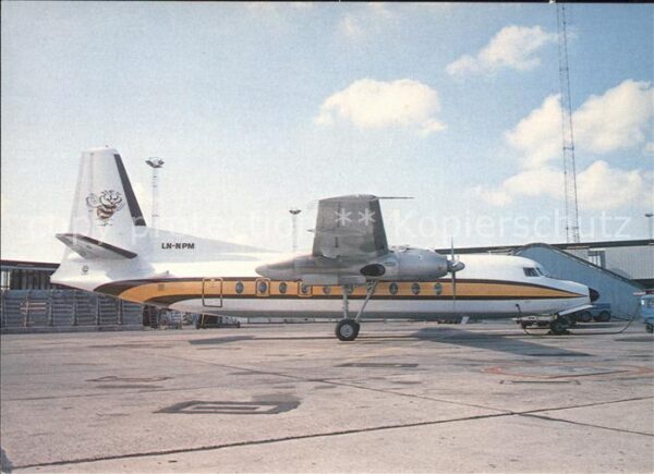Flugzeuge Zivil Air Executive Norway Busy Bee AS Fokker