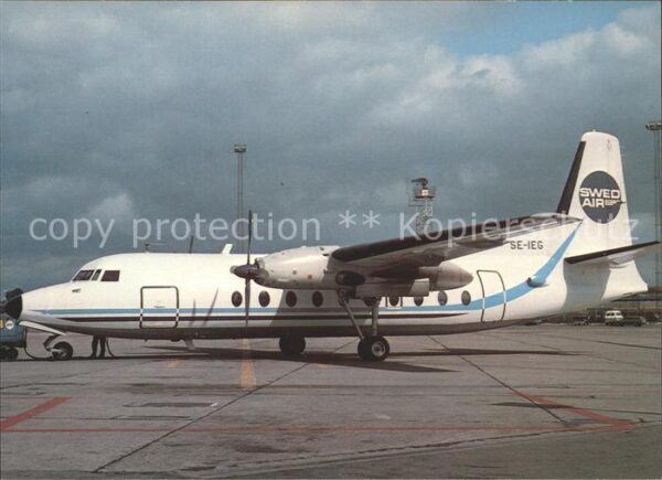 Flugzeuge Zivil Swedair Fairchild F-27 SE-IEG