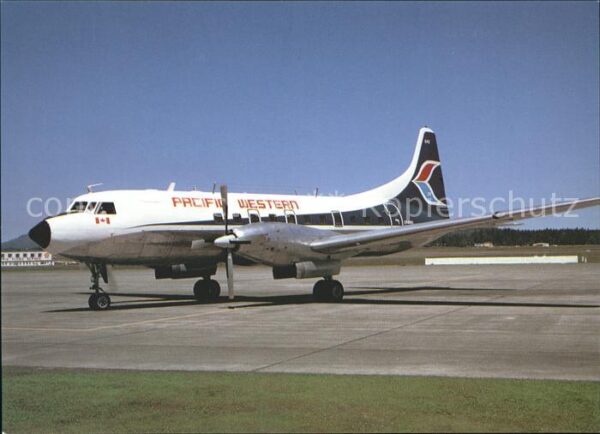 Flugzeuge Zivil Pacific Western Convair 640