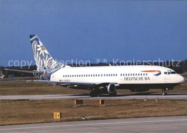 Flugzeuge Zivil Deutsche BA B737-3L9 D-ADBG c/n 25125/2