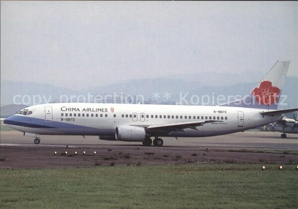 Flugzeuge Zivil China Airlines Boeing 737-43Q B-18672 c
