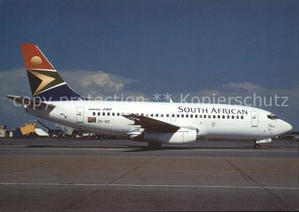 Flugzeuge Zivil South African Boeing B-737-244 ZS-SIC c