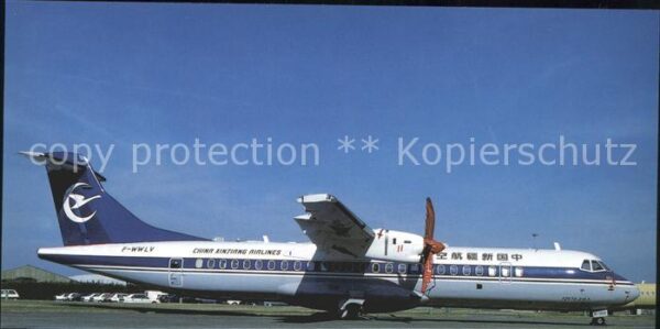 Flugzeuge Zivil China Xinjiang Airlines ATR-72-210A B-3