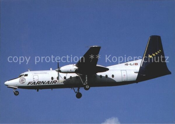 Flugzeuge Zivil Farnair Europe F-27-500 HB-ILJ c/n 1059